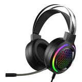 M12 X2 Wired Gaming Headset 7.1 Surround Sound Stereo Earphones USB Microphone Breathing RGB Light For PC Gamer Headphones