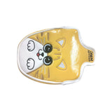 1Pcs Crooked Cat Golf Putter Cover Waterproof PU Leather Magic Tape Golf Club Cover for Mallet Putter Golf Headcover Protector