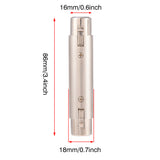 2pcs Microphone Connector 3-Pin XLR Female To Female Audio Microphone Adapter Connectors 3-Pin XLR Female To Female Adapters