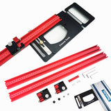 Track Saw Square Guide Rail Clamp W/ 1200mm Parallel Guide System Woodworking 90 Degree Right Angle Guide Plate Position Tool