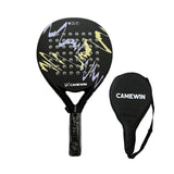 CAMEWIN 4018 Padel Racket Tennis Carbon Fiber Soft EVA Face Tennis Paddle Racquet Racket With Padle Bag Cover