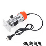 800w 30000rpm Wood Router Tool Combo Kit Electric Woodworking Machines Power Carpentry Manual Trimmer Tools With Milling Cutter