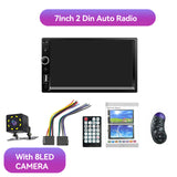 2 Din Stereo Receiver Carplay Gps Car Radio FM Audio Bluetooth 7" Autoradio MP5 Video Player For Universal USB TF FM Receiver