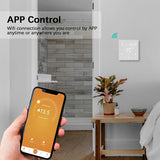 HY607WE Wifi Thermostat Touch Screen Heating Temperature Controller Work For Electric Floor Heating Water