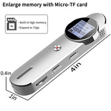 Recording Pen Recorder Voice Activated Digital 8GB Pen Non-Stop Recording MP3 Player PCM 1536Kbps Support TF-Card