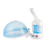 2-IN-1 Hair Facial Steamer Hot Mist Skin Moisturizing Air Humidifier Hair Cover Ion Vaporizer SPA Heating Fog Nozzle Nebulizer