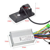 250W/350W 24-48V/36-60V Electric Bike Motor Controller with LCD Display Panel E Bike Scooter Motor Speed Controller Kit New