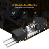 100W Mini Beads Machine Miniature Lathe DIY Woodworking Buddha Pearl Lathe Grinding and Polishing Beads Wood Working