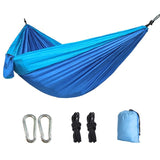 Outdoor Lightweight Parachute Portable Hammocks For Hiking Travel Backpacking Camping Hammock 270x140cm