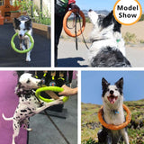 Dog Toy Flying Disc Dog Tug Toys Pet Molar Chew Toy Interactive for Water Floating Fetch Retrieving Training Medium Large Dogs
