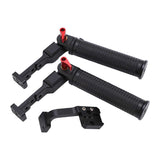 Gimbal Dual Handle Grip Dual Handle Gimbal Grip Scratch Proof Anti Slip with 1/4 Inch Screw Hole Cold Shoe Mount for RS2 Gimbal