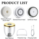 3 IN 1 Electric Facial Cleaning Brush Pore Clean Exfoliator Facial Cleanser Brush Face Scrubber For Women&amp;Men Deep Skin Cleaning