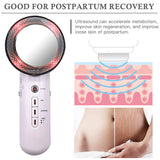 Body Messager EMS Ultrasonic Slimming Machine  Weight Loss Infrared Therapy 3 in 1 Beauty Instrument Facial Lifting Massager