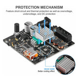 9-27V bluetooth 5.0 Amplifier Board Hifi Stereo 2.0 2X50W TPA3116D2 Dual Channel AMP 2.0 Stereo 10-100W Black