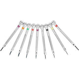9 Pcs Pocket Tool Watch Repair Precision Practical Replace Blades Micro Screwdriver Set Kit Durable Jewelers Mini Electronics
