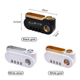 Hanging Toothbrush Holder Automatic Toothpaste Squeezer Dispenser Makeup Storage Rack Bathroom Accessories