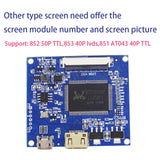 LCD driver board for LQ035NC111 320*240 HDMI 54 pins FPC mini driver board 5V USB power in