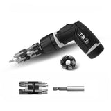 Multi-Angle 5 Times Speed Ratchet Screwdriver Set Bit Head Multi-Function Strong Magnetic Word/Cross Shaped Screwdriver Tools