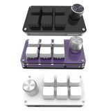 Custom Programming Macro Knob Keyboard 6 Keys Copy Paste Mini Button For Photoshop Gaming Keypad Mechanical Key Board