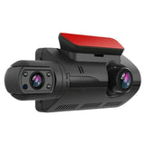 Car Dash Cam DVR Video Recorder Front And Rear Dual Lens Camera Wide Angel Car Parking Reversing Driving Night Vision DashCam