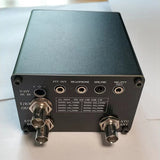 USDX SDR Transceiver All Mode 8 Band HF Ham Radio QRP CW Transceiver Built-In ATU-100 Antenna Tuner Dual OLED(EU Plug)