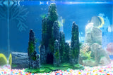 FEDOUR Aquarium Decorative Rocks Large View Stone Cave Ornament Landscape Aquarium Artificial Mountain Fish Tank Decoration