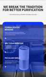Home appliance Air Purifier For Home Ozone Generator Filters Desktop Purifier Night light Rechargeable Car Air cleaner