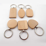 100 Pcs Keychain Diy Wooden Keychain Key Gift Mixed &amp; 20Pcs Blank Round Wooden Keychain Key Tag Gift