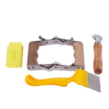 New-1 Set 10 in 1 Metal Beekeeping Supplies Tool Kit Beekeeping Bee Hive Smoker Kit Beekeeping Equipment Tools Apiculture Access