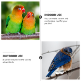 Parrot Lovebirds Bird Breeding Box Parakeet Nest Box Cage Wood House Mating Box #h10