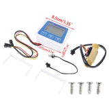 Digital Lcd Display Water Flow Sensor Meter Flowmeter Rotameter Temperature