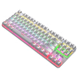 Gaming Mechanical Keyboard 87 keys Game Anti-ghosting Blue Switch RGB Backlit Wired Keyboard For Gamer Laptop PC