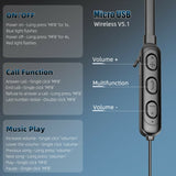 BT-71 Wireless Bluetooth Earphone Music Headset Phone Neckband Sport Earbuds Earphone With Microphone For IPhone Samsung Xiaomi
