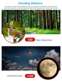 2022.4K HD 50X Optical Zoom Phone Camera Lens Telephoto Lens Monocular Mobile Phone Lens Telescope for All Smartphones Lenses