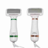 2 in 1 Portable Dog Dryer Pet Hair Dryer And Fur Comb Brush Dog Cat Grooming Dryer Adjustable Temperature Wind Speed Pet Brush