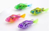 4PCS Cat Interactive Electric Fish Toy Water Cat Toy for Indoor Play Swimming Fish Toy for Cat and Dog with LED Light  Pet Toys