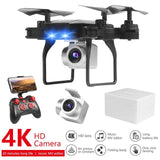KY606D Folding Drone Aerial Photography 4K Pixel Camera Quadcopter Air Pressure Fixed Height Black White Helicopter Toy