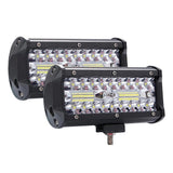 400W High Bright Work Light LED 3 Rows 7inch 40000LM Bar Driving Lamp DC 9-30V 6000K Working Light for SUV ATV Tractor Trucks