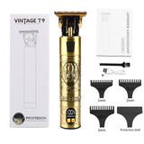 LCD Hair Clippers Professional Hair Cutting Machine Hair Beard Trimmer For Men Barber Electric Shaving T-Outliner Men