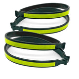 Dropship-2Pair Bike Trouser Clips Lightweight Bike Trouser Clips with Reflective Bands for Night Rides