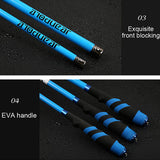 3.6M-6.3M Rock Fishing Rod High Carbon Super Hard Telescopic Fishing Rod For Big Fish Baitcasting Rod Sea Rod Medium Fast