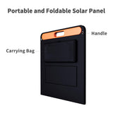100W Outdoor USB Solar Panel Bag Portable Solar Power Recharger Mobilephone Recharging Tool Folding Removable Solar Panels