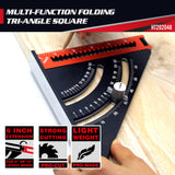 Goniometer Measuring Tool Positioning Angle Ruler Aluminum Alloy Layout Gauge With Base Magnet Fixed Adjustable Triangle Plate