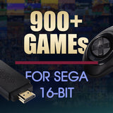 16-Bit MD Wireless Game Console for Sega Genesis Game Stick HDMI-Compatible 900+Game for Sega Genesis Mini/Mega Drive