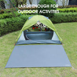 Waterproof Tear-resistant Tent Tarp Thicken Picnic Camping Tarp Tent Mat Hard-wearing Beach Pad for Hiking Traveling Backpacking