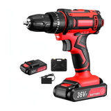36V 12V Impact Cordless Drill Power Tools Wireless Drills Rechargeable Drill Set for Electric Screwdriver Battery Driller Tool
