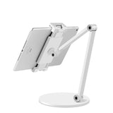 Desktop Aluminum Tablet Stand Long Arm Rotation Cellphone Holder Adjustable Lazy Tablet Mount Compatible with 4-13'' iPhone iPad
