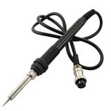 High Quality 907 Soldering Iron Handle For 936 852D+ 853D 898D 936B 937D Solder Repair Rework Station With 5pcs Solder Iron Tip
