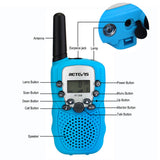 RETEVIS RT388 Walkie Talkie Children 2 Pcs Children's Radio Receiver Walkie-Talkie Kids Birthday Gift Child Toys for Boys Girls