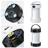 Portable USB/Solar Rechargeable 4 Mode LED Camping Light Outdoor Lantern Hiking Lamp Bulb